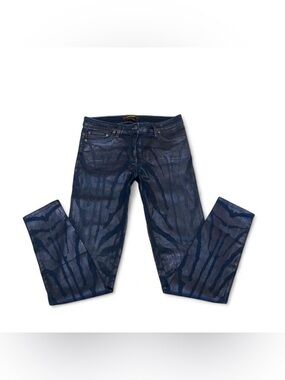 VINTAGE ROBERTO CAVALLI ANIMAL PRINT SLIM JEANS